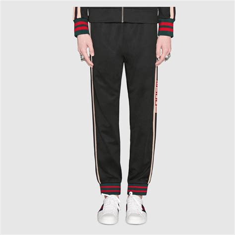 gucci technical jersey pant replica|Gucci Sweatpants for Men .